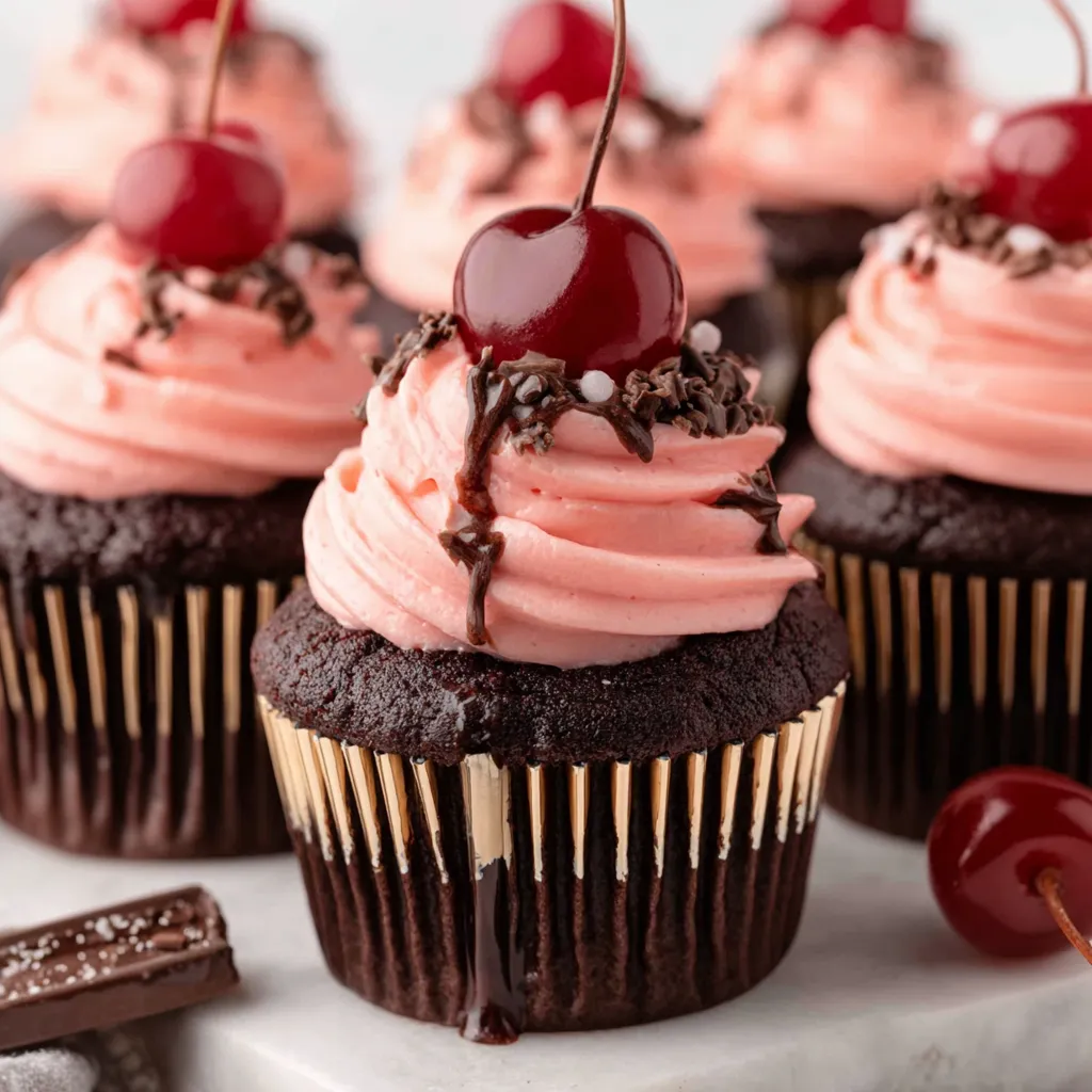 Secret to Ultra-Moist Cherry Cordial Chocolate Cupcakes That Stay Fresh